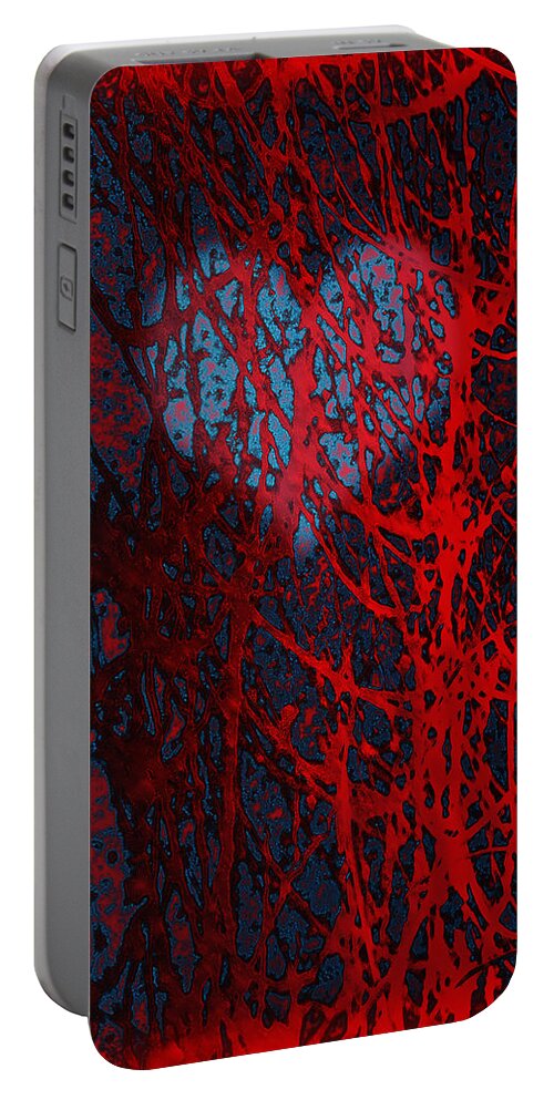 Autumn-crisp And Bright Portable Battery Charger featuring the digital art Autumn-Crisp and Bright by Xueling Zou