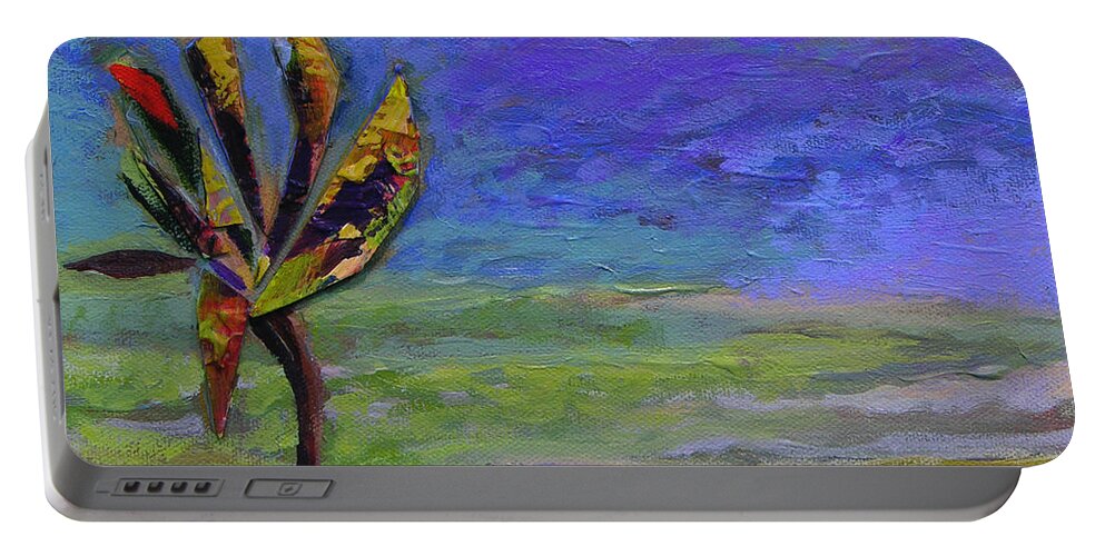 Bahamas Portable Battery Charger featuring the painting Bahamas dreaming... by Julianne Felton