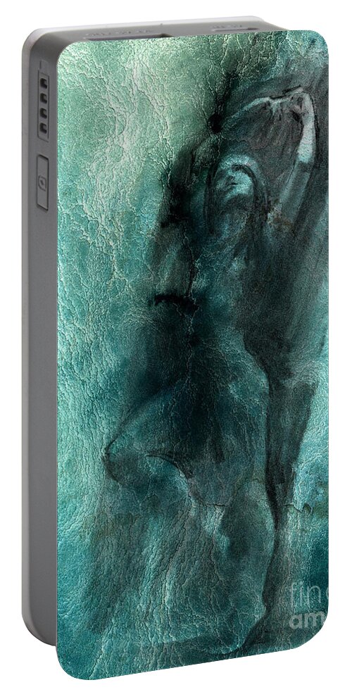 Balance Portable Battery Charger featuring the digital art Balance with mood texture by Paul Davenport