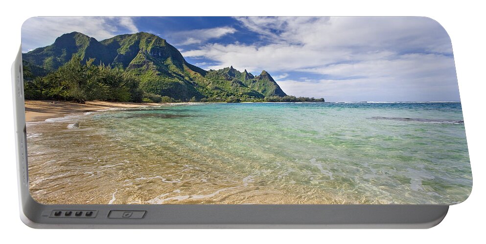 Afternoon Portable Battery Charger featuring the photograph Bali Hai Kauai by M Swiet Productions