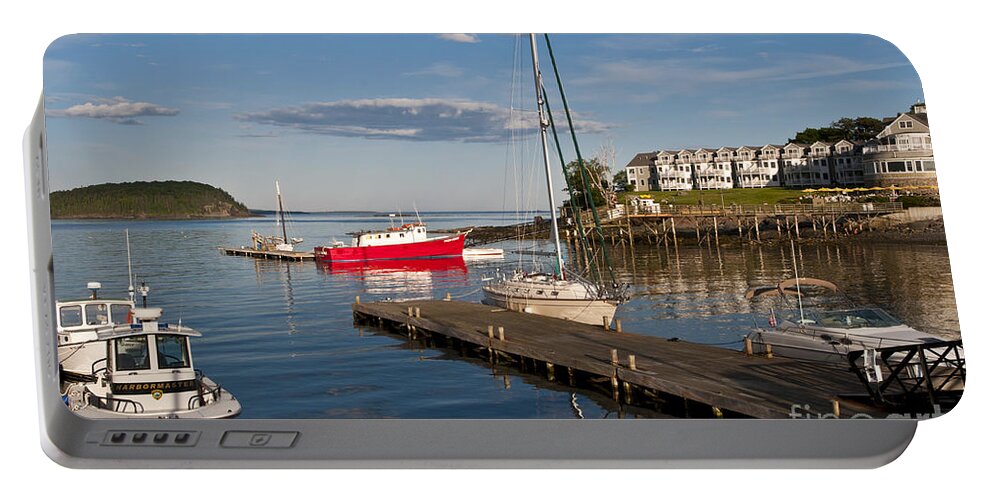 Beautiful Portable Battery Charger featuring the photograph Bar Harbor, Maine by Bill Bachmann