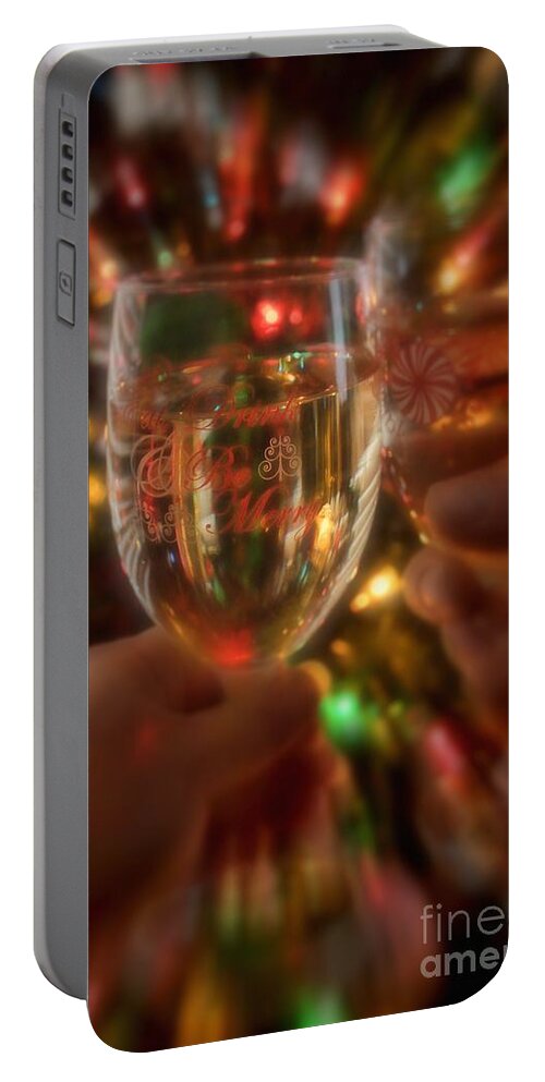 Creative Portable Battery Charger featuring the photograph Be Merry by Peggy Hughes