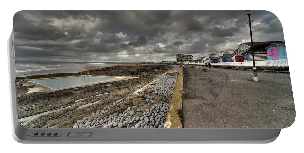 Westward Ho! Portable Battery Charger featuring the photograph Beach at Westward Ho by Rob Hawkins