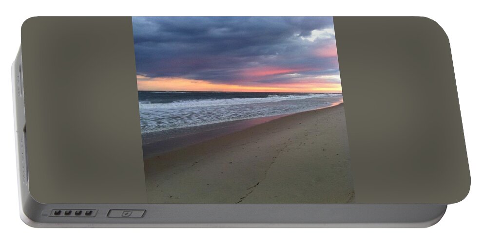 Sunset Portable Battery Charger featuring the photograph Beach Dreamin' by Aaron Martens