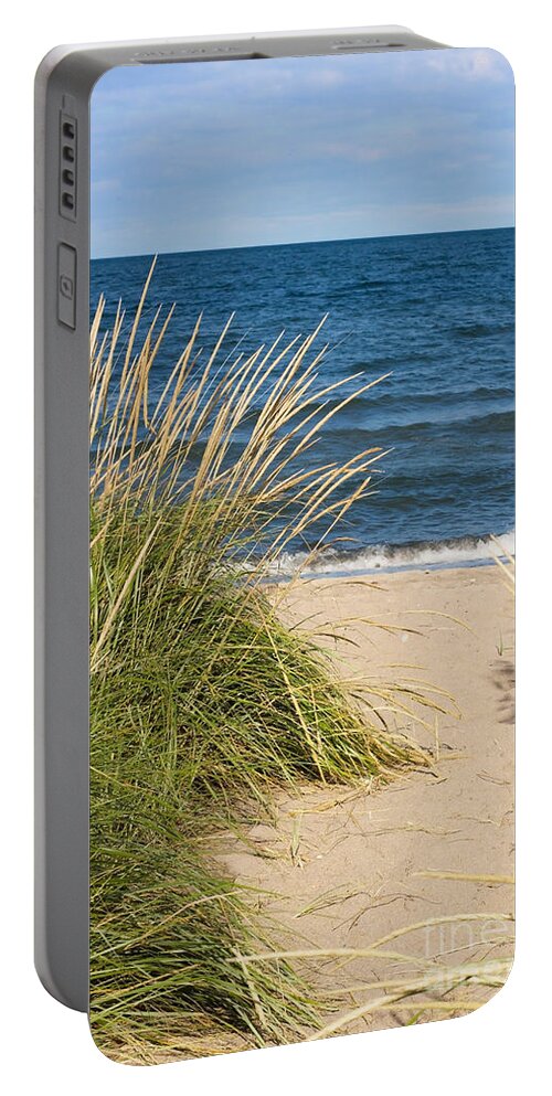 Beach Portable Battery Charger featuring the photograph Beach Path by Barbara McMahon