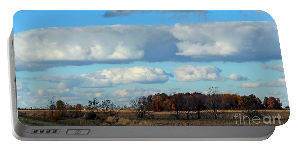 Autumn Portable Battery Charger featuring the photograph Beautiful Ohio by Karen Adams