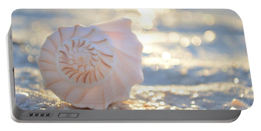 Seashell Portable Battery Charger featuring the photograph Beautiful Soul by Melanie Moraga
