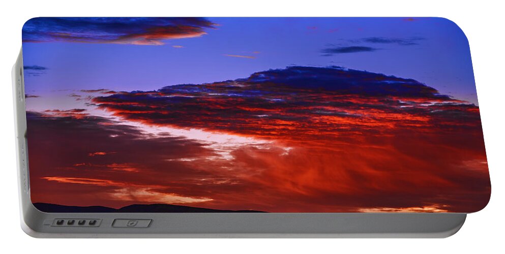 Sunrise Portable Battery Charger featuring the photograph Beautiful sunrise in Boise by Vishwanath Bhat