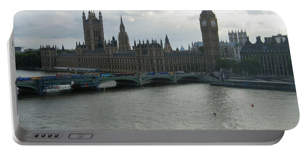 Houses Of Parliament Portable Battery Charger featuring the photograph Beauty In Silhouette by Denise Railey