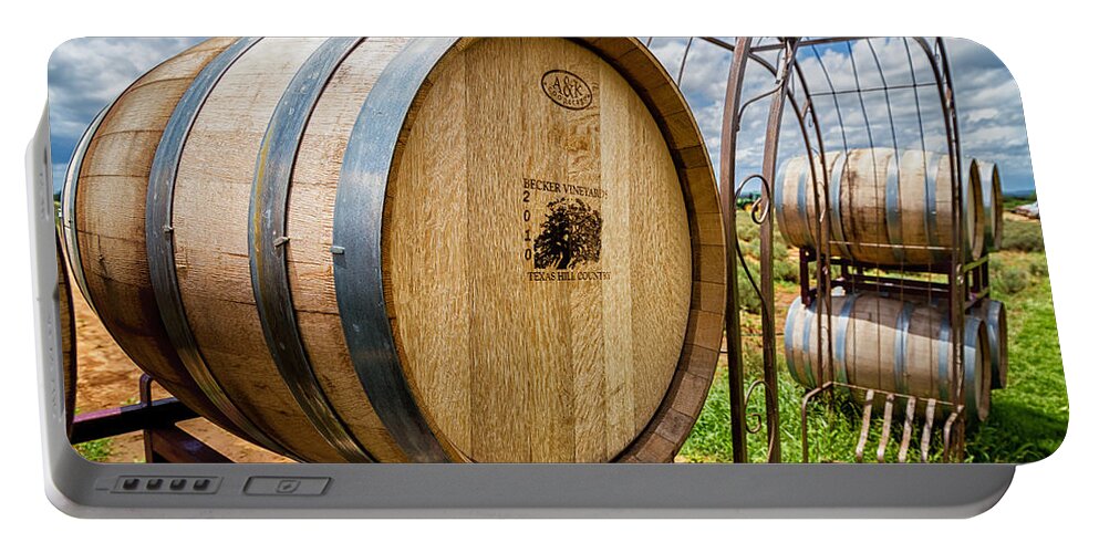 2014 Portable Battery Charger featuring the photograph Becker Vineyards by Tim Stanley