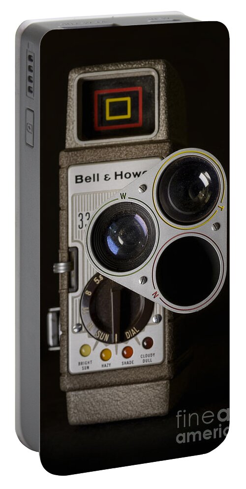 Bell And Howell 333 Portable Battery Charger featuring the photograph Bell and Howell 333 Movie Camera by Art Whitton