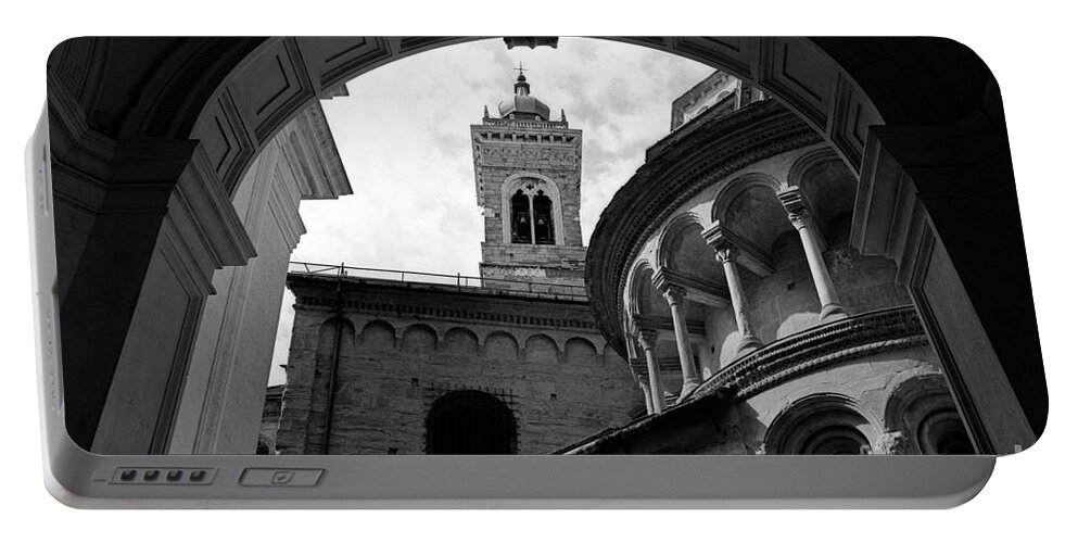 Bergamo Portable Battery Charger featuring the photograph Bergamo's Basilica by Riccardo Mottola