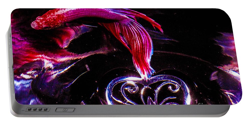  Portable Battery Charger featuring the photograph Betta with love by Gerald Kloss