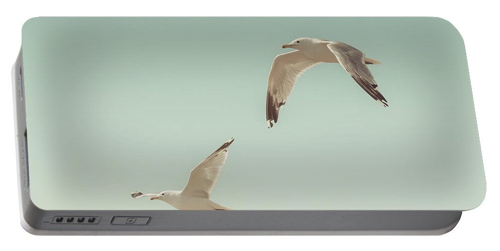 Art Portable Battery Charger featuring the photograph Birds of A Feather by Lucid Mood