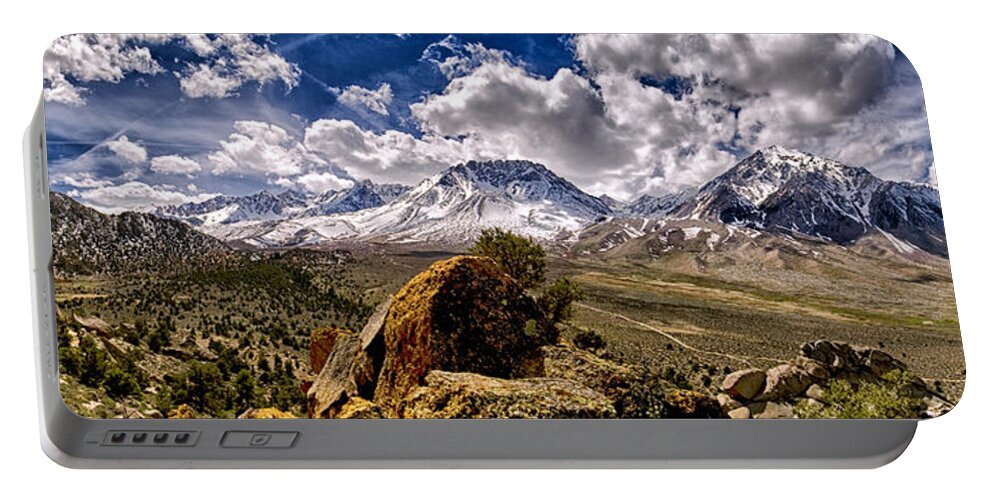 Mountains Portable Battery Charger featuring the photograph Bishop California by Cat Connor