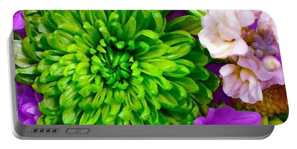 Flower Portable Battery Charger featuring the photograph Blooming Bouquet by Deena Stoddard