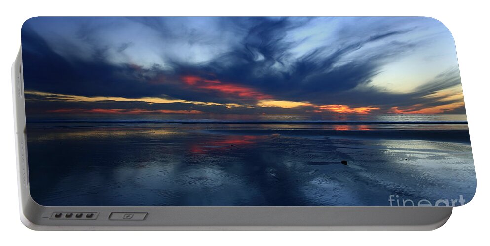 Landscapes Portable Battery Charger featuring the photograph Indigo Mood  by John F Tsumas