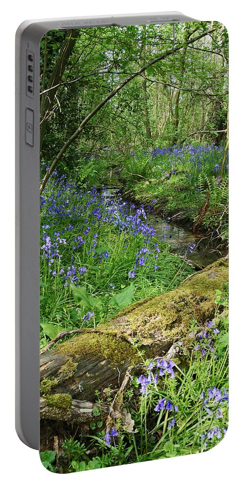 Bluebell Portable Battery Charger featuring the photograph Bluebell Wood by John Topman