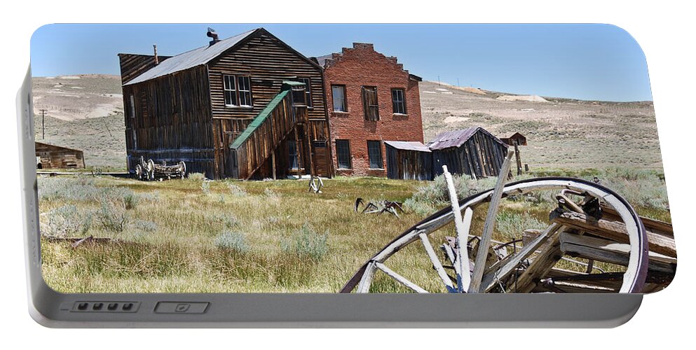 Old West Portable Battery Charger featuring the photograph Bodie Ghost Town 3 - Old West by Shane Kelly