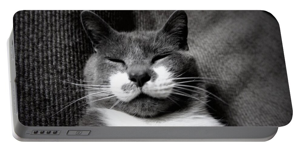 Cat Portable Battery Charger featuring the photograph Boots by Laurie Perry