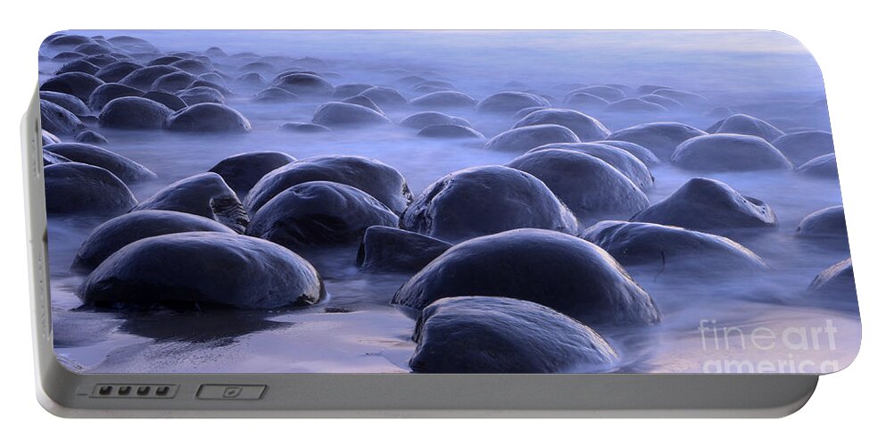 Bowling Ball Beach Portable Battery Charger featuring the photograph Bowling Ball Beach California by Bob Christopher