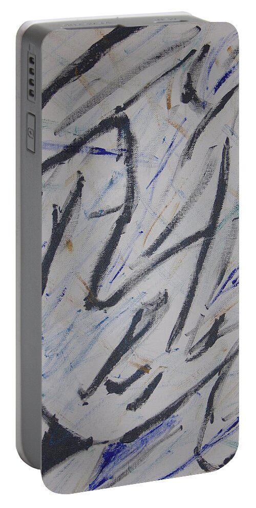 Simple Portable Battery Charger featuring the painting Breezy by Dean Stephens