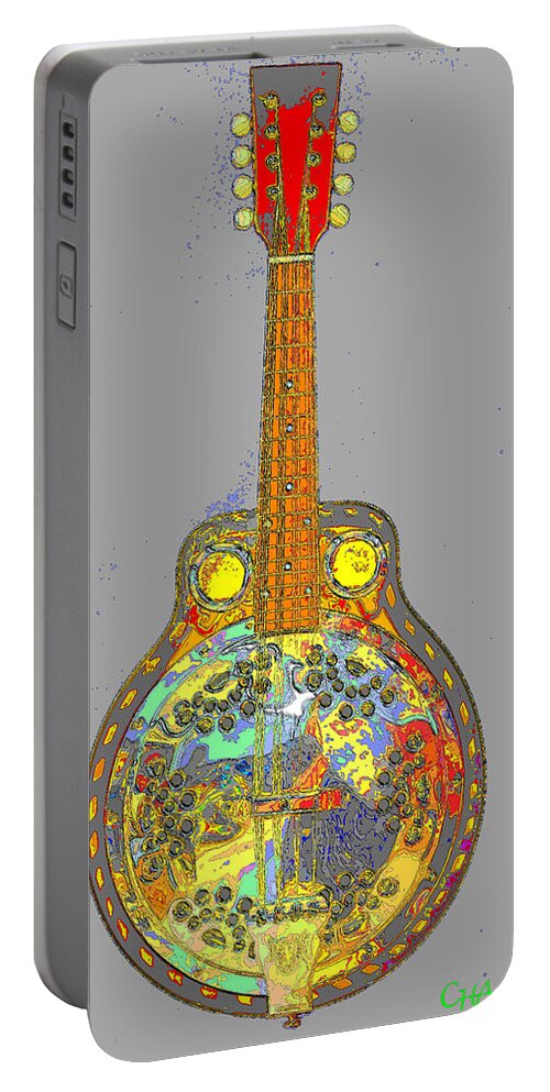 Dobro Portable Battery Charger featuring the photograph Brilliant Dobro 2 by C H Apperson