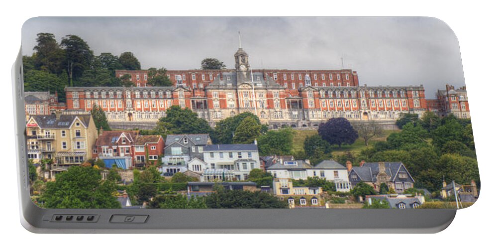 Britannia Royal Naval College Portable Battery Charger featuring the photograph Britannia Royal Naval College by Chris Day