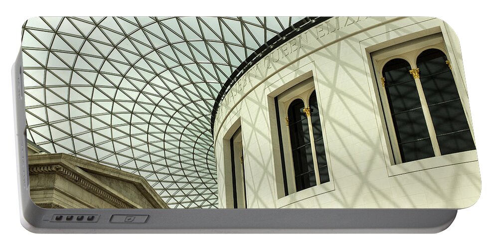 British Museum Portable Battery Charger featuring the photograph British Museum 1 by Nigel R Bell
