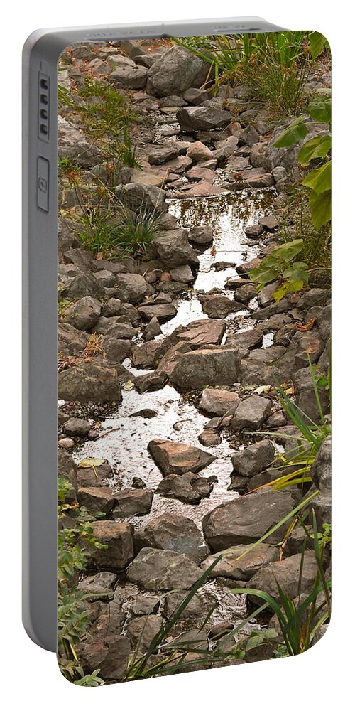 Brook Portable Battery Charger featuring the photograph Brooklet by Michele Myers