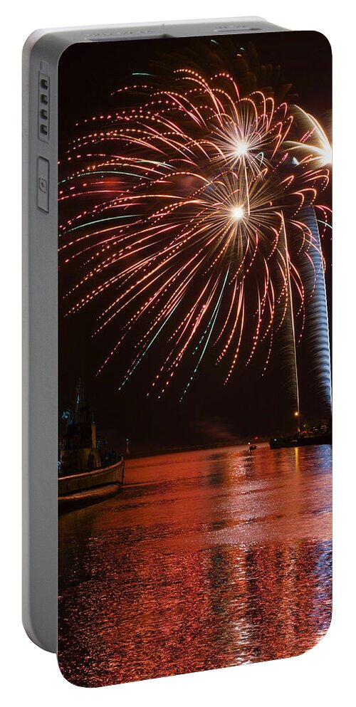 Bill Pevlor Portable Battery Charger featuring the photograph Burst of Paradise by Bill Pevlor