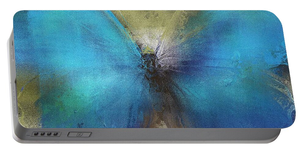 Butterfly Portable Battery Charger featuring the digital art Butterfly Art - ab0101a by Variance Collections