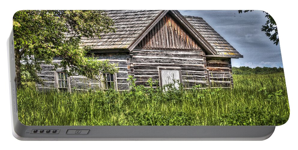 Cabin Portable Battery Charger featuring the photograph Cabin 1 by Deborah Klubertanz