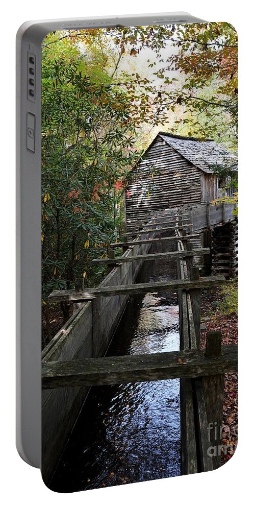 Grist Mills Portable Battery Charger featuring the photograph Cable Grist Mill 3 by Mel Steinhauer