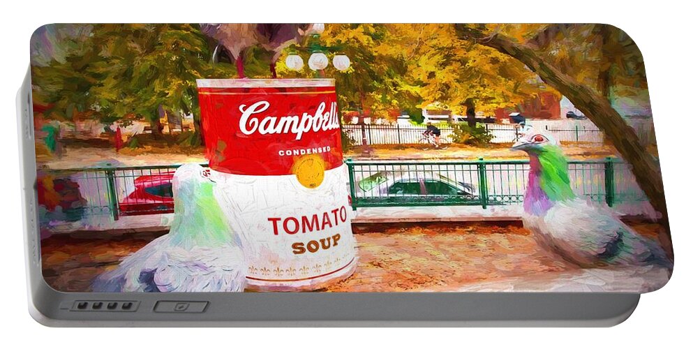Canada Portable Battery Charger featuring the photograph Campbell's Soup by Bill Howard