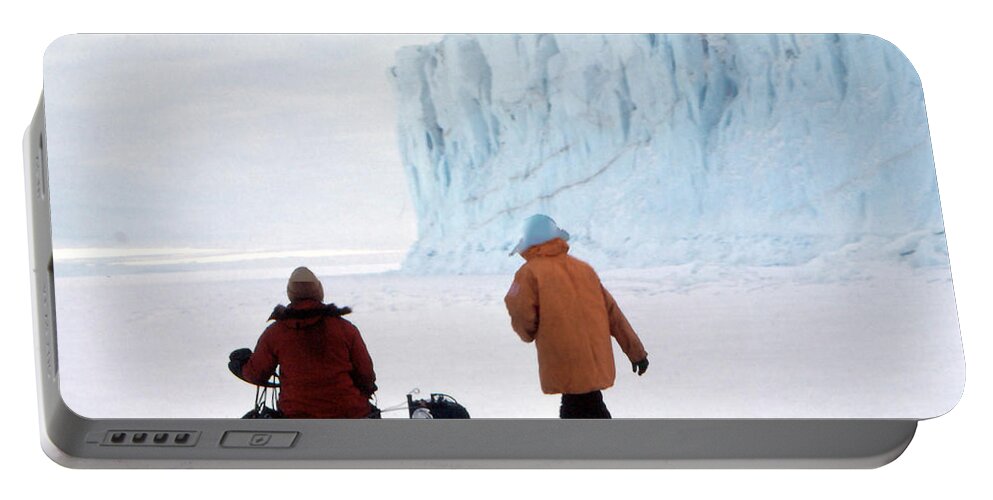 Cape Evans Portable Battery Charger featuring the photograph CapeEvans-Antarctica-G.Punt-2 by Gordon Punt