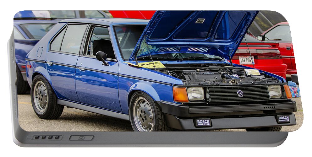 Dodge Omni Glh Portable Battery Charger featuring the photograph Car Show 078 by Josh Bryant