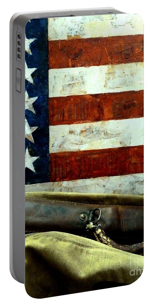 Newel Hunter Portable Battery Charger featuring the photograph Carpetbagger by Newel Hunter