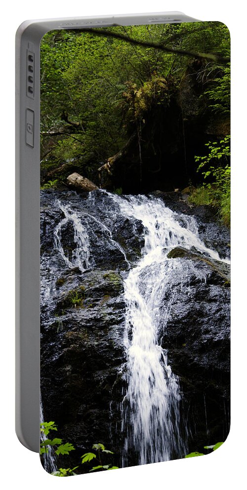 Cascade Falls Portable Battery Charger featuring the photograph Cascade Falls by Edward Hawkins II