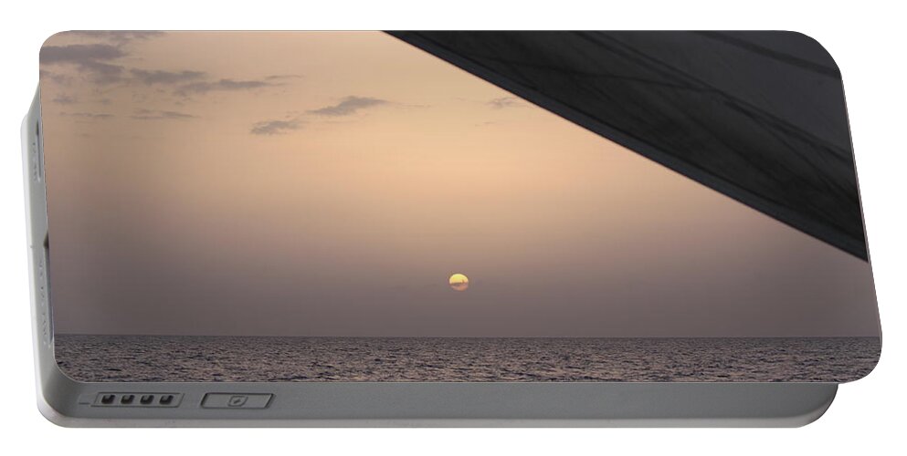 Sunset Portable Battery Charger featuring the photograph Catamaran Views by Melanie Lankford Photography