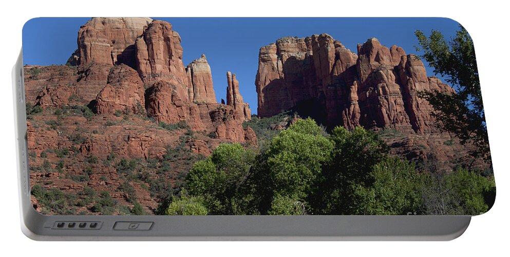 Cathedral Rock Portable Battery Charger featuring the photograph Cathedral Rock by Ivete Basso Photography