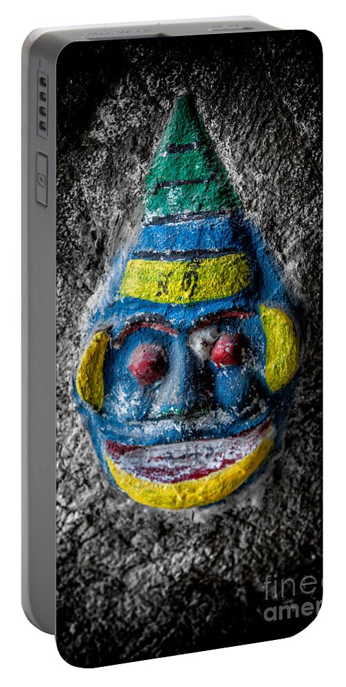 Hdr Portable Battery Charger featuring the photograph Cave Face 3 by Adrian Evans