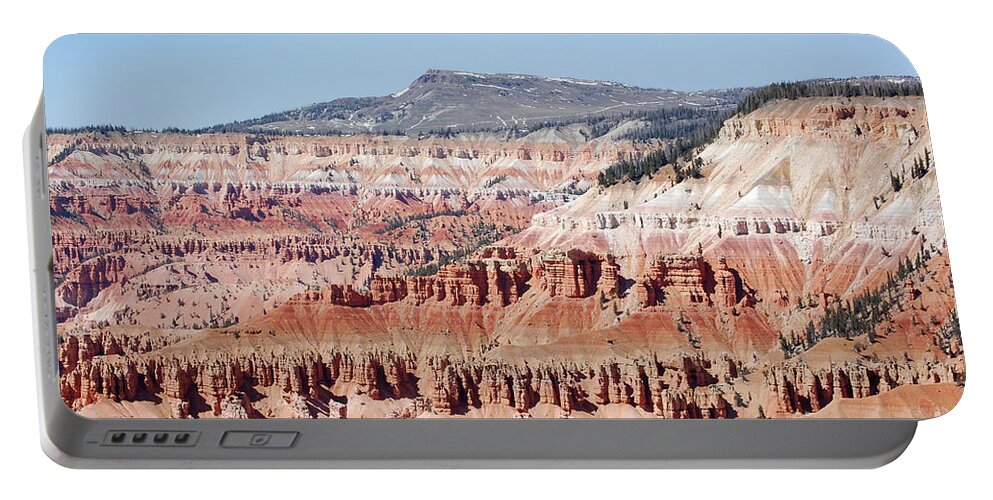 Cedar Breaks National Monument Portable Battery Charger featuring the photograph Cedar Breaks Up Close 3 by Debra Thompson