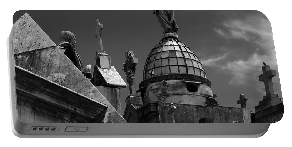 Cementerio La Recoleta Portable Battery Charger featuring the photograph Cementario Recoleta Buenos Aires Argentina by Bob Christopher