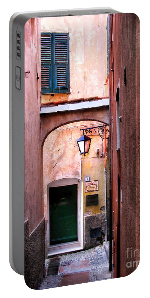 Cervo Portable Battery Charger featuring the photograph Cervo.Italy by Jennie Breeze