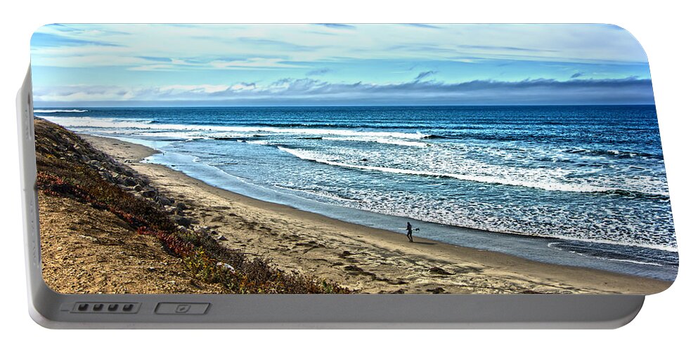 Pacific Ocean Portable Battery Charger featuring the photograph Checking Out The Waves by Randall Branham