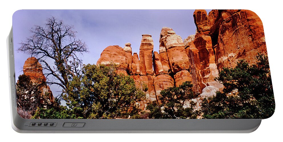 Canyonlands National Park Portable Battery Charger featuring the photograph Chesler Park Pinnacles by Ed Riche