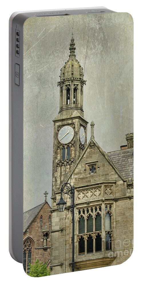 Architecture Portable Battery Charger featuring the photograph Chester England by Juli Scalzi