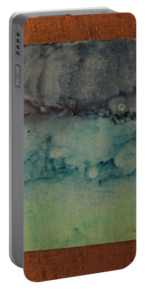 Child Portable Battery Charger featuring the painting Childhood Moods by Lawrence Christopher