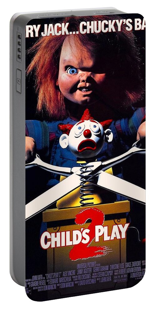 Childs Play Portable Battery Charger featuring the photograph Childs Play 2 by Movie Poster Prints